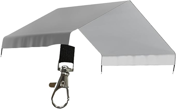 Chicken Coop Cover, Sturdy Chicken Cage Cover, Duck Coop Tarp Cloth Canopy for Farm Outdoor Patio, Gray
