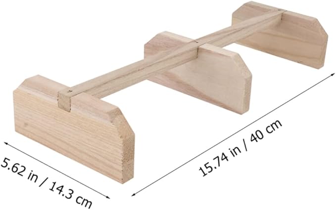1piece Natural Chicken Perch Wooden Roosting Bar Bird Cage Perch Bird Cage Accessory