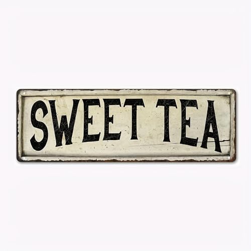 Rustic Metal Tin Sign for Home, Living Room, Toilet, Bar, and Coffee Shop Wall Decor - Vintage Style Wall Art with Frameless Design