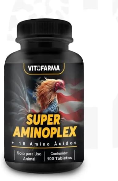 Super Aminoplex for Roosters – Poultry Nutritional Support – 100 Tablets – for Animal Use Only