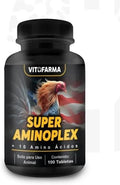 Super Aminoplex for Roosters – Poultry Nutritional Support – 100 Tablets – for Animal Use Only