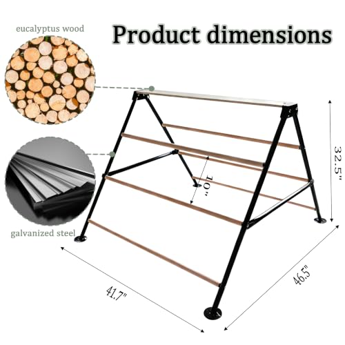 XCL Chicken Roosting Bars, Chicken Perch for Coop - natural wood color, Metal & Wood, for Adult Chickens (L) - Image 3