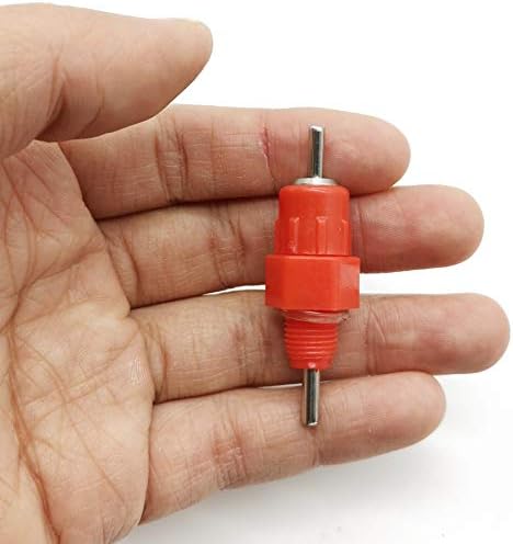 TIHOOD 30PCS Automatic Chicken Water Nipple Drinker Feeders Poultry Hen Screw Style