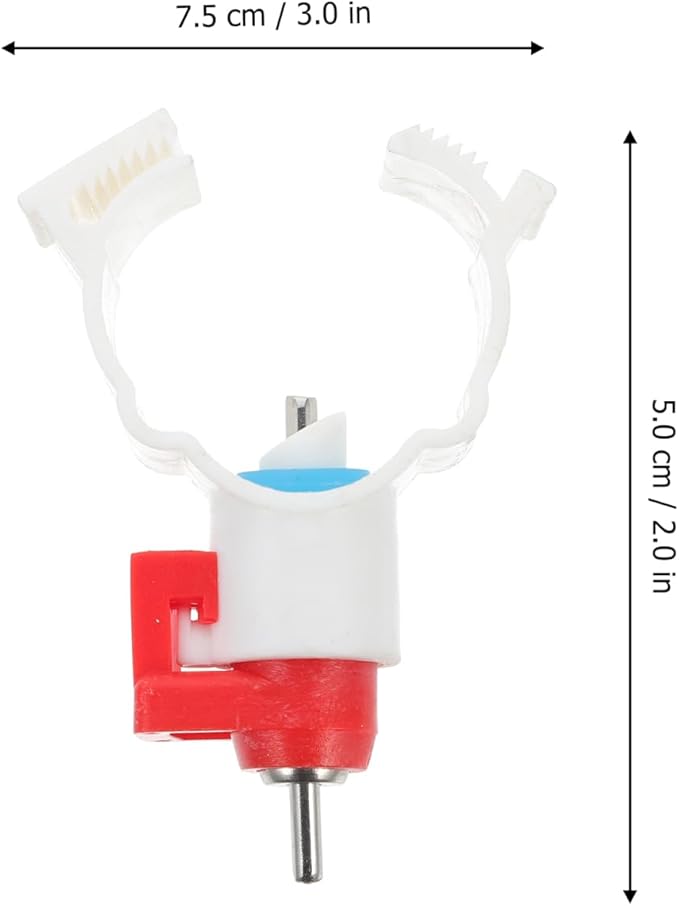 VICASKY Quail Waterer Rabbit Watering System Chicken Cups Feeder 20pcs Drinker Water Dispenser Ball Automatic Nippler Chick ABS Poultry with Steel Control