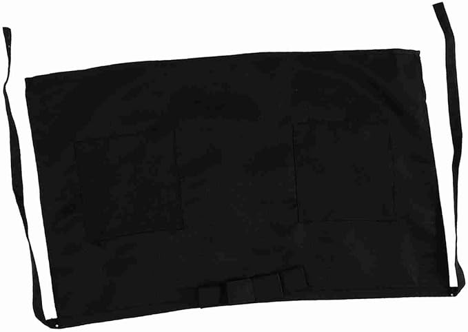 Ymiko Apron, Half Length Aprons With Pockets for Kitchen or Serving