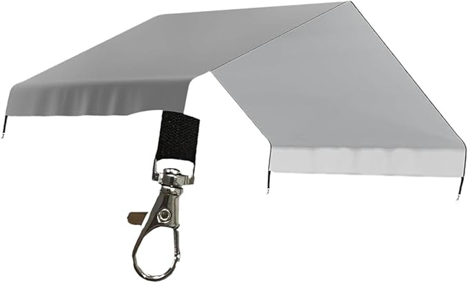 Chicken Coop Cover, Sturdy Chicken Cage Cover, Duck Coop Tarp Cloth Canopy for Farm Outdoor Patio, Gray