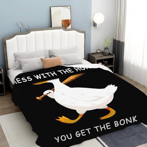Duck Blanket for Boys Girls Funny Duck Lovers Gifts 50"x40" - Flannel - Image 5