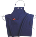 Custom Leathercraft Unisex Adult Bib,waist Bs60 3 Pocket Canvas Work Apron, Blue, Medium