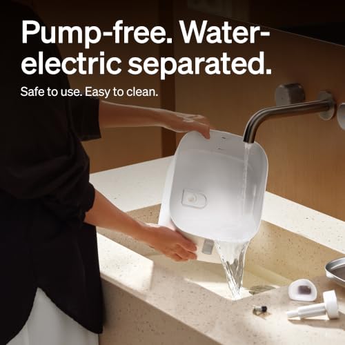 PETLIBRO Upgrade Cat Water Fountain Stainless Steel Tray - White, 3 liters, Dockstream 2 Cat Fountain Indoor - Image 4