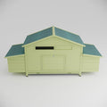 Large Wooden Chicken Coop Outdoor Hen House with 2 Free-Range Doors, 2 Nesting Boxes, and Chicken Perch for Backyard Poultry, 11.12 ft²