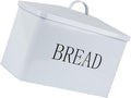BESPORTBLE Metal Bread Box Kitchen Storage Container with Lid, Retro Square Multifunctional Grain and Bread Storage Bin, Portable Kitchen Organizer for Countertop and Pantry Use