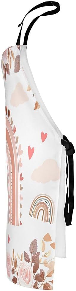 jejeloiu Cartoon Cats Apron for Women Men 26"x31"