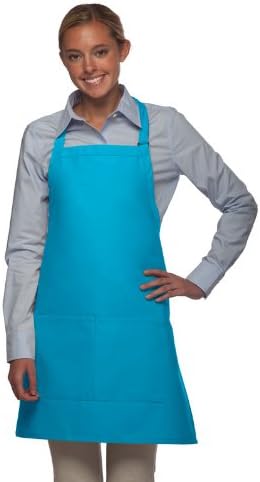 DayStar Apparel Bib Apron with Center Divided Pocket - Style #212