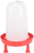 Chicken Waterer, Chick Water Feeder with Stand, Hanging Poultry Waterer, Automatic Chicken Water Dispenser, for Poultry Bird Duck Supplies