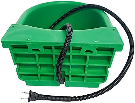 Automatic Heated Dog Bowl 1.3 Gallon Outdoor Thermal Water Trough for Pet Livestock Cattle Sheep and Horse Drinker
