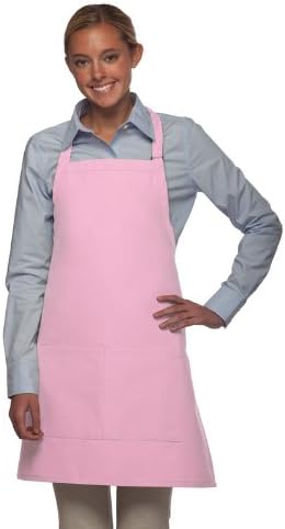 DayStar Apparel Bib Apron with Center Divided Pocket - Style #212