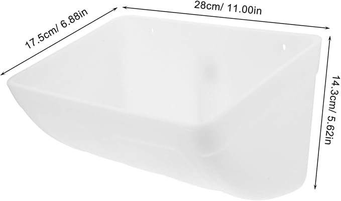 Automatic Chicken Feeder for Poultry Spill Hanging Feeding Container for Chickens and Game Birds Easy to Clean for