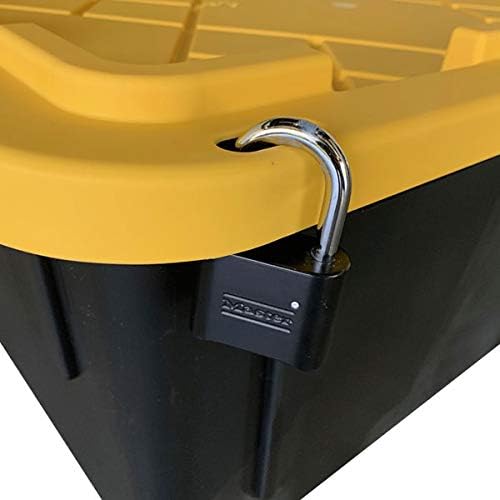 Bin Storage Rack with 5-Pack 27 Gallon Storage Totes – Holiday Decoration Organization, Declutter, NSF Certified, Zinc Plated, Heavy Duty Metal for Garage or Workspace, Steel, 31″ x 23″ x 72″