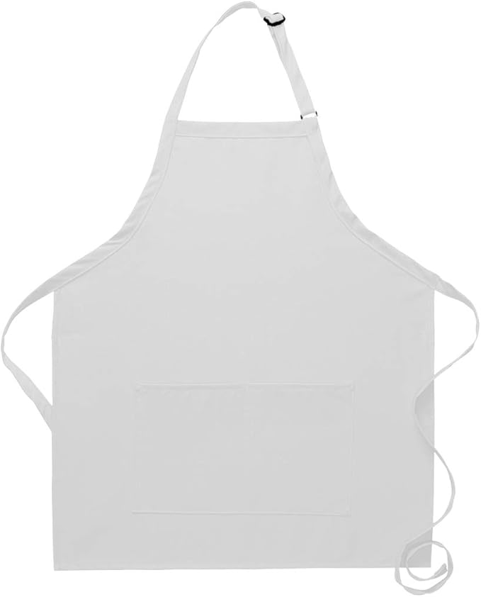 DayStar Apparel Bib Apron with Center Divided Pocket - Style #212