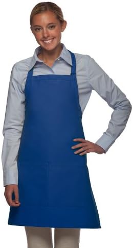 DayStar Apparel Bib Apron with Center Divided Pocket - Style #212