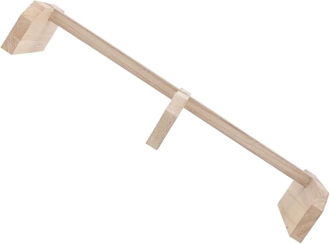 BESPORTBLE Wooden Chicken Roosting Bar Natural Bird Perch Stand for Pet Parrots and Hens Safe Breeds and Ages Coop Perch to Attract and Entertain Pets
