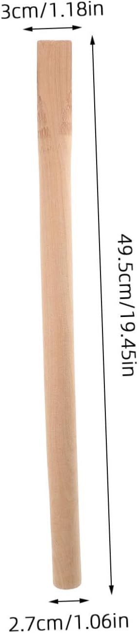 BESPORTBLE Straight Axe Handle for Gardening Tools Wooden Replacement Hoe Handle for Farm and Garden Hand Tools Sturdy Hardwood Comfortable Grip