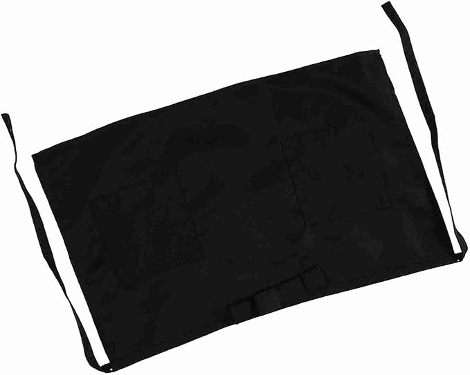Ymiko Apron, Half Length Aprons With Pockets for Kitchen or Serving