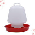 POPETPOP Automatic Chicken Waterer Poultry Feeder- Thickened Chick Feeder and Waterer, Poultry Fountains, Automatic Chicken Water Waterer Water Feeding Dispenser for Farm Coop (