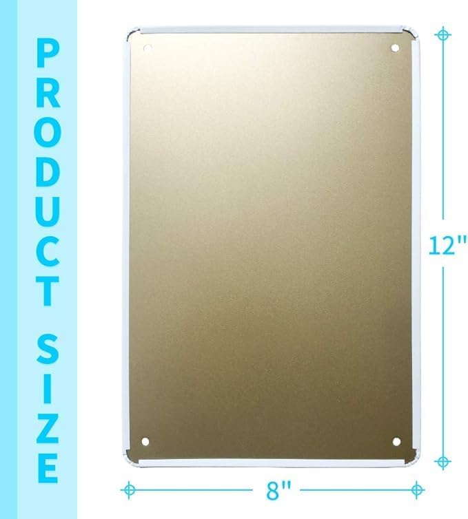 Next Time Pee Outside Like Normal Folk, Funny Cowboy Bathroom, Toilet Humor Wall Art, Western Ranch Guest Restroom Outhouse Art - 8 x 12 inches Vintage Metal Sign