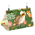 Rypet Bird Nest House, Bird Bed for Cage - Medium (Pack of 1), Green, Cotton, Hanging Hammock Bird Hut by Rypet
