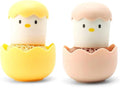 2 Pcs Egg Cleaning Brush Chick Brush Cute Egg Shape Scrubber Egg Cleaner for Freshers Eggs and Incubator Scrub Brush About 12 X 8cm
