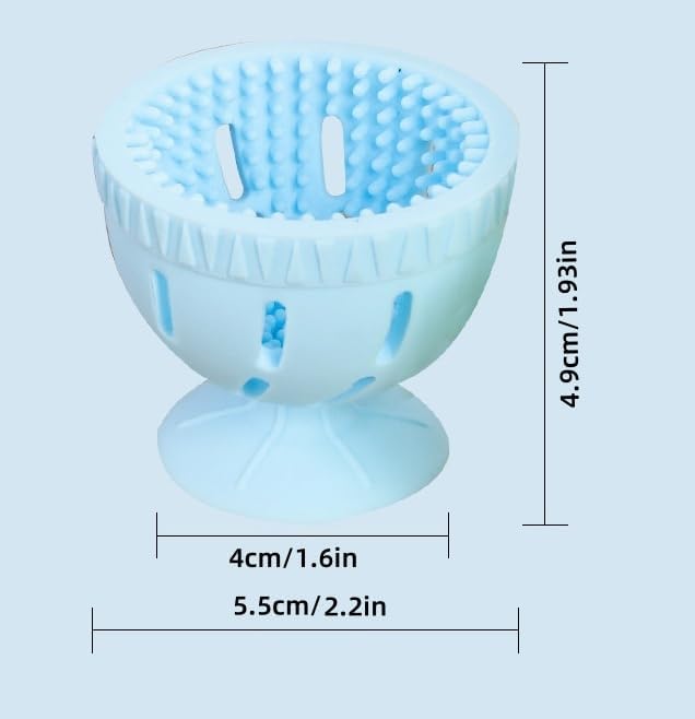 Silicone Egg Wash and Brush, Egg Wash and Brush, Egg and Duck Egg Cleaning Brush, for Removing Dirt and Debris from Eggshells, Suitable for Homes, Restaurants and Farms Egg Collector(Green)