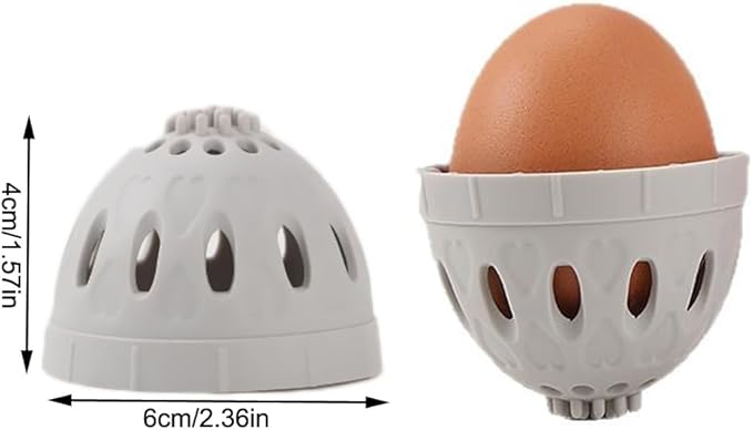 2 Pack Egg Washer Egg Brush Rotating Scrabber Chicken Coop Remover Cleaning Tool Silicone Egg Cleaner for Farm Fresh Eggs Backyard Chickens Duck Egg Washing Eggs Potatoes