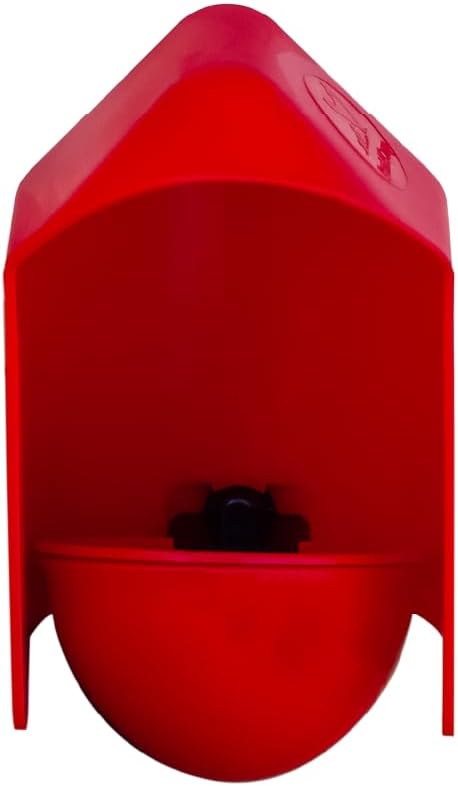 RentACoop DIY Waterer Kit - Auto-Fill Big Cups with Inserts - Great for Chickens, Ducks, Geese, and Turkeys- 6 Pack with Inserts and Anti-Dirt Cup Covers