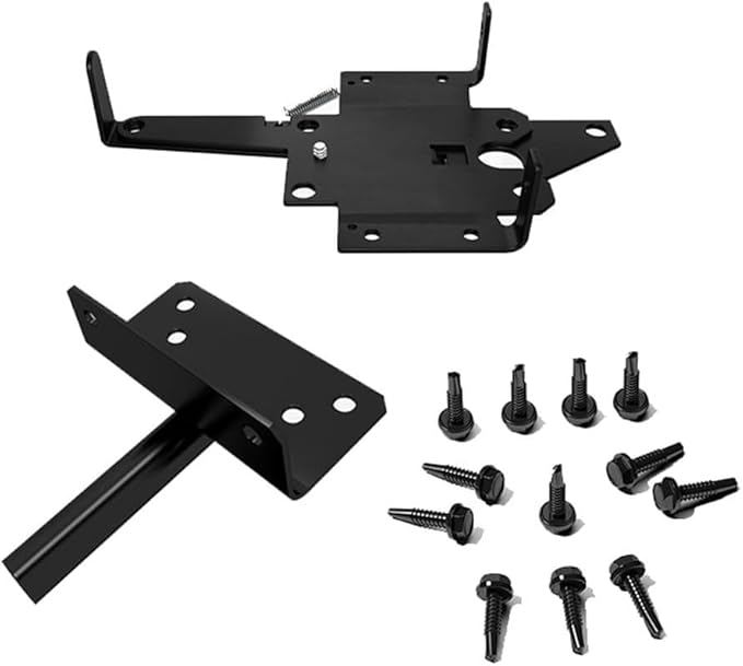 Iron Fence Gate Hinges Kit, With All Accessories Included, Complete Fence Hardware Set, For Garden, Patio, Chicken Coop, Providing Safety And Stability For Pets And Property