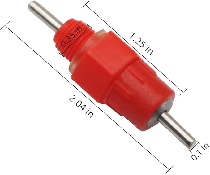 35PCS Automatic Chicken Water Nipple Drinker Feeders Screw Style Water Drinking for Poultry Hen Duck