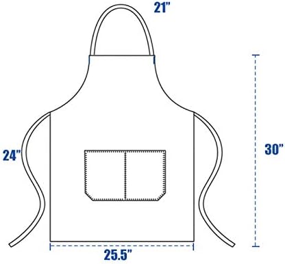 DUSKCOVE 8 Pack Bib Aprons Bulk - Unisex Green Commercial Apron with 2 Pockets for Kitchen Crafting BBQ Drawing Cooking