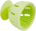 Silicone Egg Wash and Brush, Egg Wash and Brush, Egg and Duck Egg Cleaning Brush, for Removing Dirt and Debris from Eggshells, Suitable for Homes, Restaurants and Farms Egg Collector(Green)