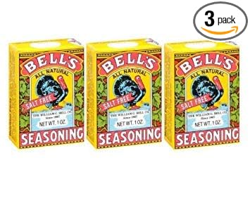 Bell's All Natural Salt Free Poultry / Turkey Seasoning 1 Oz (Pack of 3)