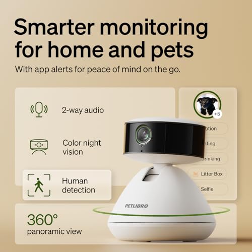 PETLIBRO Upgrade Cat Water Fountain - Fountain+Camera, White, Acrylonitrile Butadiene Styrene (ABS) & Stainless Steel, 3 liters - Image 5