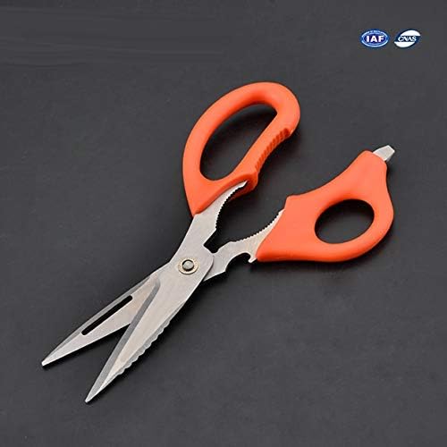Edward Tools CleanCut All Purpose Shears 9” - Stainless Steel Kitchen Scissors for Poultry, Meat, Herbs, Utility - Dishwasher Safe - Heavy Duty Sharp Blade Cuts Wire, cable, rope (2)