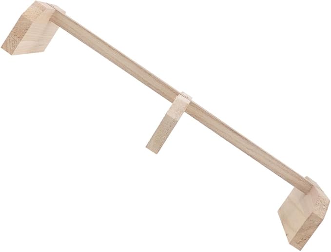 SUPVOX 1piece Wooden Chicken Roosting Bar Secure Bird Stand Bird Cage Perch Cage Accessory Parakeet Accessories