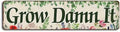 Vintage Metal Garden Sign - Retro Plant Quote Decoration for Home, Kitchen, Farmhouse, and Backyard - Perfect Holiday Gift and Accessory for Gardeners