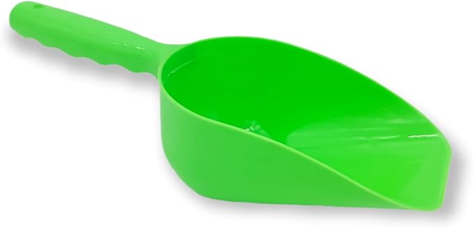 Handy Housewares Colorful BPA-Free Pet Food Scoop - Measures Up To 1 Cup (Green, 1 Pack)
