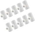 Uonlytech 10pcs PVC Tee Fittings Automatic Chicken Waterer System with Vertical Nipple Cups for Poultry Drinking Bowl Suitable for Chickens Ducks Quails