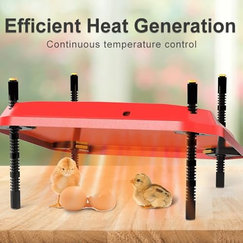 Chick Brooder Heating Plate, Brooder Heater for Chicks - Red, Polyester - Image 6