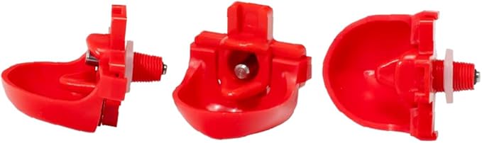 RentACoop DIY Waterer Kit - Horizontal Nipples with Dribble Dish and Installation Tool - Great for Chickens, Turkeys, Peafowl, and Other Poultry - 12 Pack