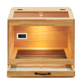 Brooder Box for Chicks, Wooden Chicken Brooder with Heat Lamp by IKILEOGY
