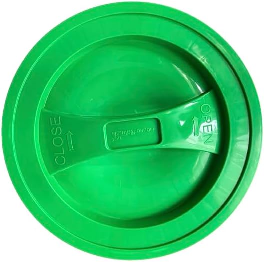 House Naturals 2 Gallon Food Grade - BPA Free Made in USA Buckets Lime Color pails with Screw On Gasket Lids (1, Lime - Green lids)