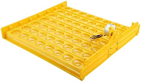 Eggs Incubator Turning Tray Tool, 56 Eggs Turner Tray with Automatic Turning Motor for Chicken Duck Bird Quail(110V Motor)